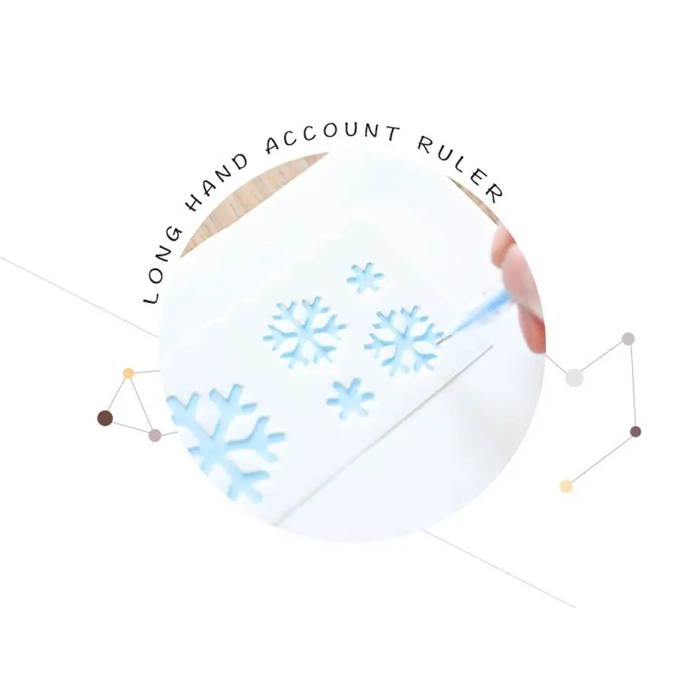 8Pcs/set Photo Album Hand Painted Scrapbooking Painting Tools Drawing Stencils Letter Stencil Drawing Templates DIY Template