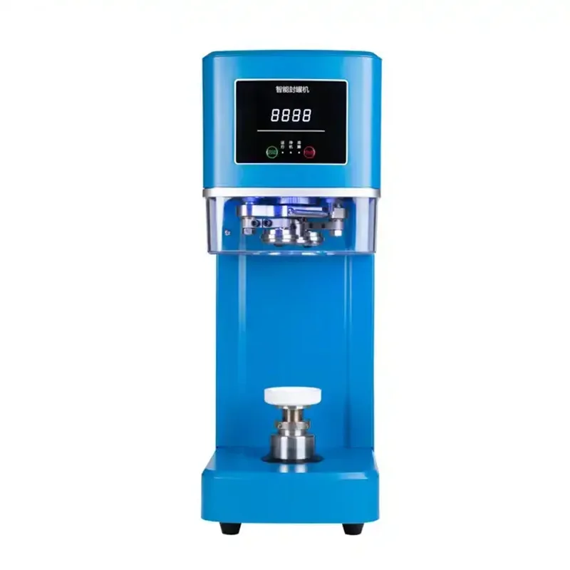 for  Full Automatic Intelligent Can Sealing Machine Plastic PET Tin Jar Aluminum Beer Soda Cans Seamer Size Customized