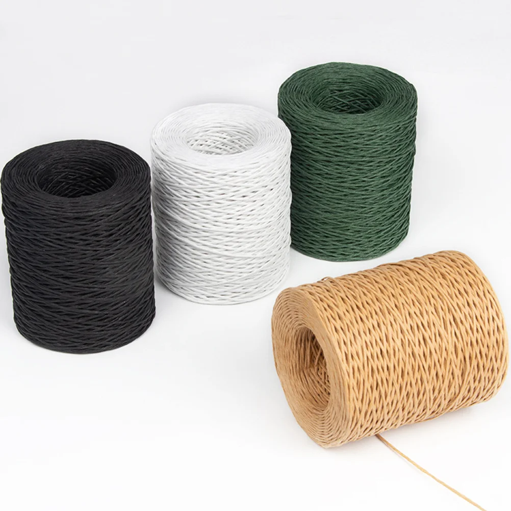 

1 Roll 210m Rustic Paper Rope Floral Wire Strong Bendable Wire for Flower Bouquet Gift Wrap Ribbon Party Decoration Craft