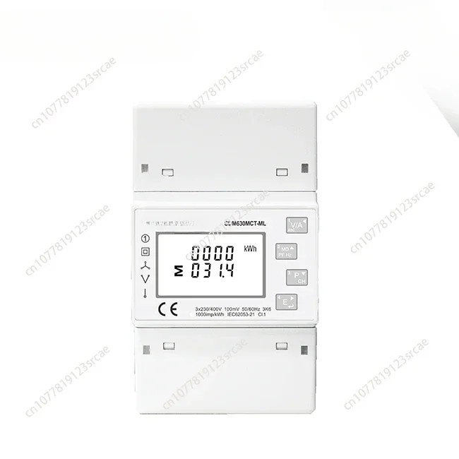 SDM630MCT-ML-TCP Ethernet Modbus TCP IP Input Power Analyzer, Multi function Din Rail Electricity Meter