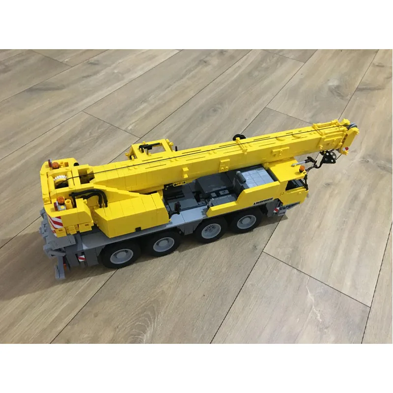 

MOC-33014Классический LTM 1070-4.2 Городской кран Строительные блоки Модель2684ДеталиMOC Креативные строительные блоки для мальчиков и детей на день рождения Игрушка