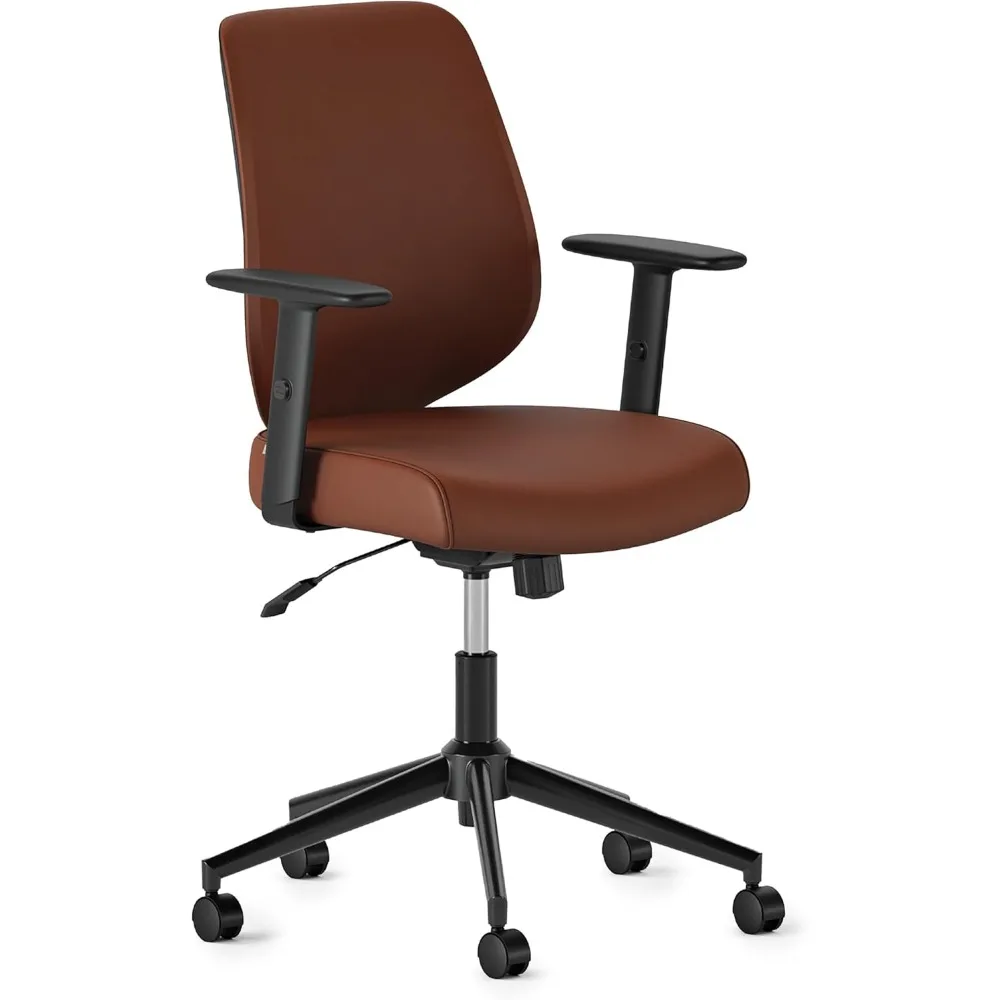 

Office Chair with Swivel, Lumbar Rest, and Adjustable Armrests,Office Chair