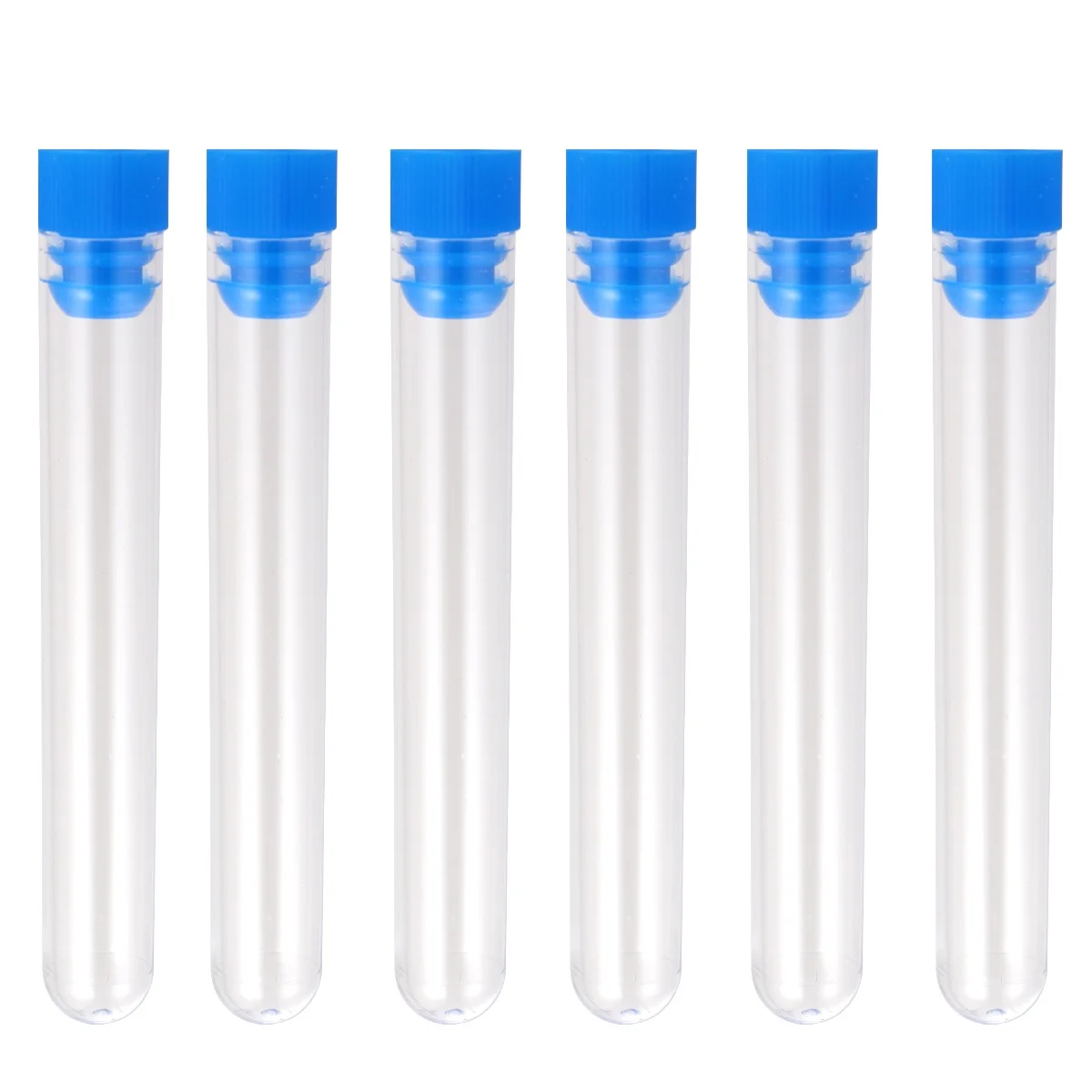 

50 Pcs Plastic Test Tube Lotion Bottle Tubes Containers with Lids Hard