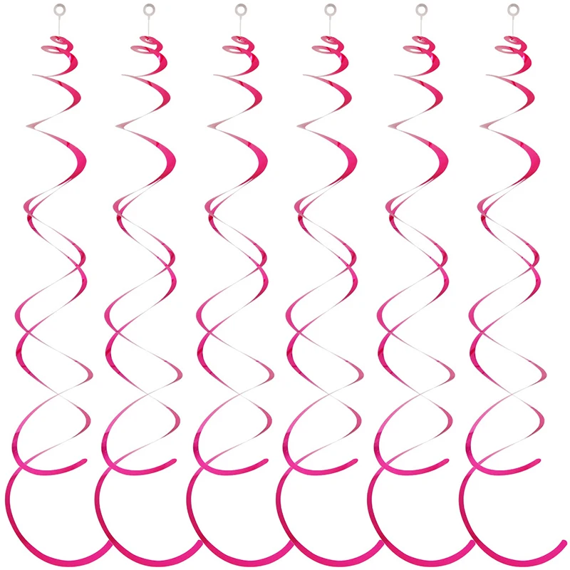 6 teile/satz Hängende Swirl Dekorationen Bunte Haushalt DIY Party Liefert Perfekt für Geburtstage Hochzeiten Feiern TMZ – Detail 10