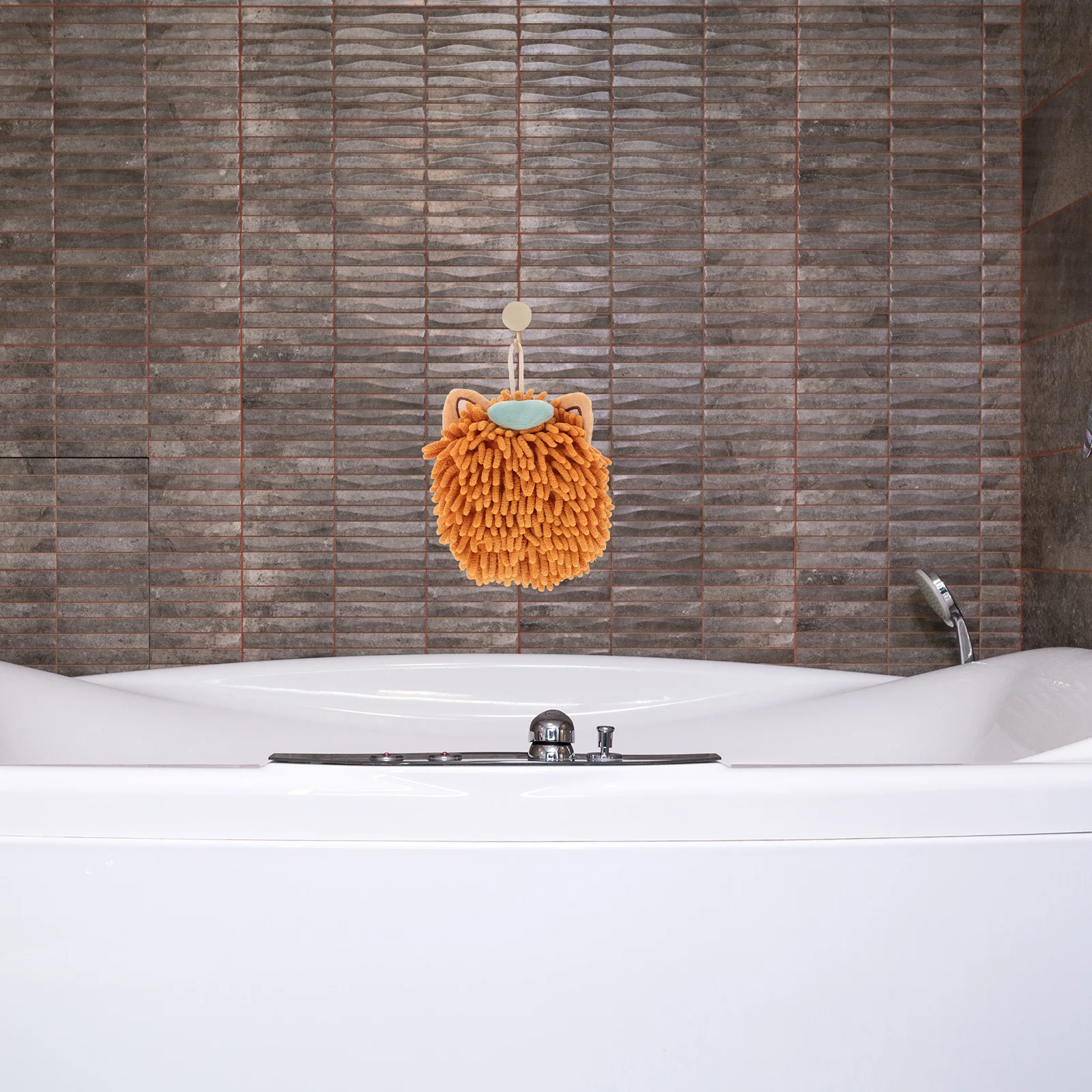 

Thickened Chenille Hanging Absorbent Hand Towels Cute Cartoon Design Quick Dry for Kitchen Bathroom Use Cute Hand Towels