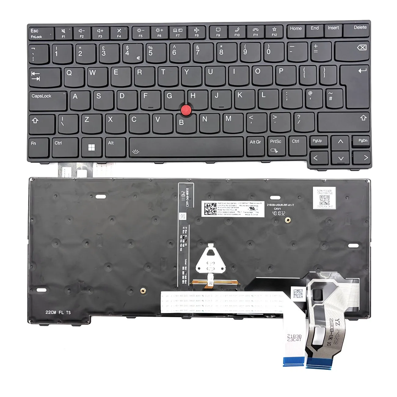 UK/French/Latin Backlit Laptop Keyboard For Lenovo Thinkpad T14 Gen 3 Gen 4 L14 P14s Gen 3 Gen 4