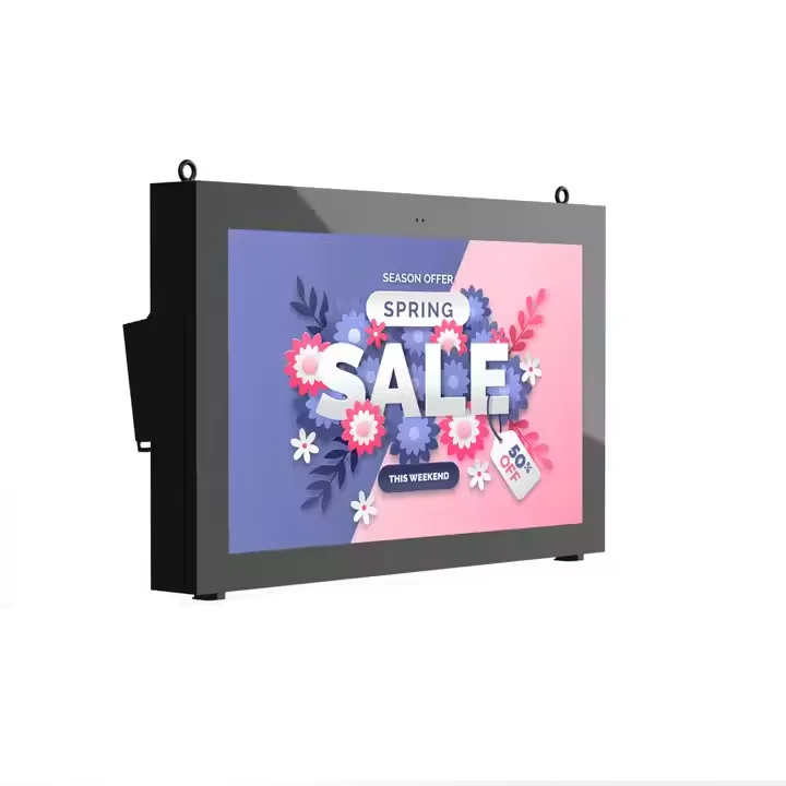 

IP65 Waterproof Outdoor Digital Signage Screen, 21.5-55 Inch Wall Mounted Super Slim LCD for Advertising (OEM Available)