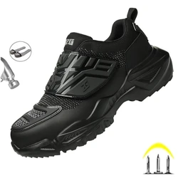 Zapatos de seguridad con punta de plástico para hombre, botas protectoras con aislamiento Indestructible de 6KV, color negro, 2024