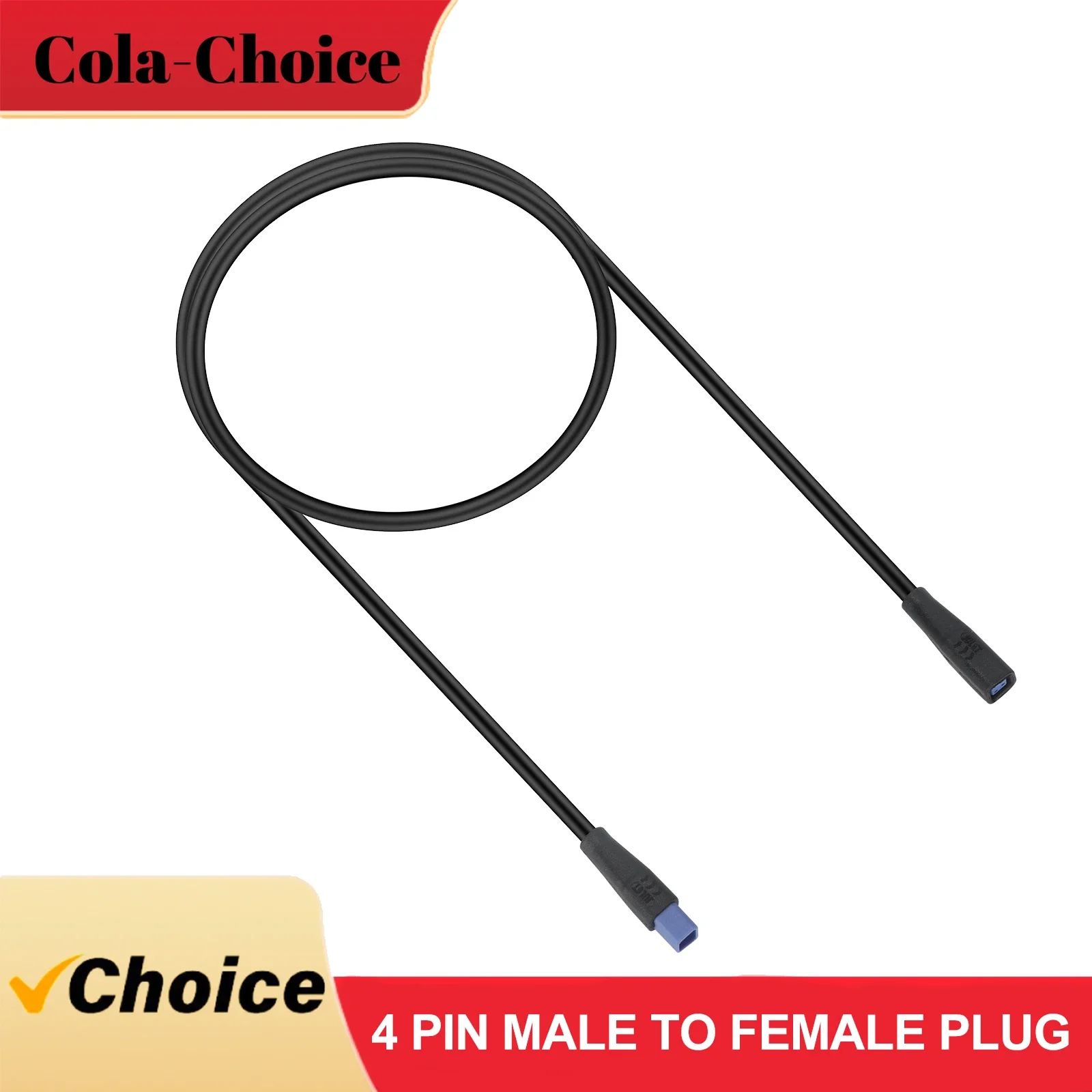 BAFANG CAN Bus Speed Sensor Extension Cable – 120Ω Twisted Shielded Wire for BBS01/02/HD Mid-Drive Motors, Plug-and-Play,L=60cm