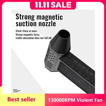 130000RPM Turbofan High Power Jet Fan Brushless Motor Variable Speed Dust Blower Cleaning Tool Air Duster Air Blower Handheld