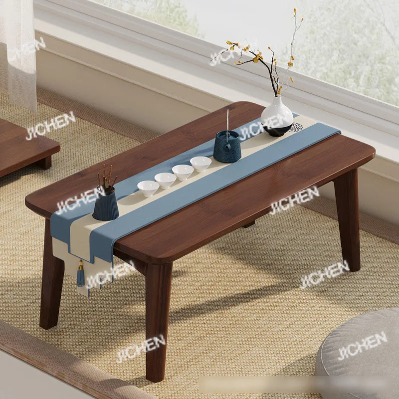 

JC Bay Window Folding Table, Home Chinese-style Coffee Table, Tatami, Window Sill, Balcony, Nanzhu Tea Ceremony Table, Low