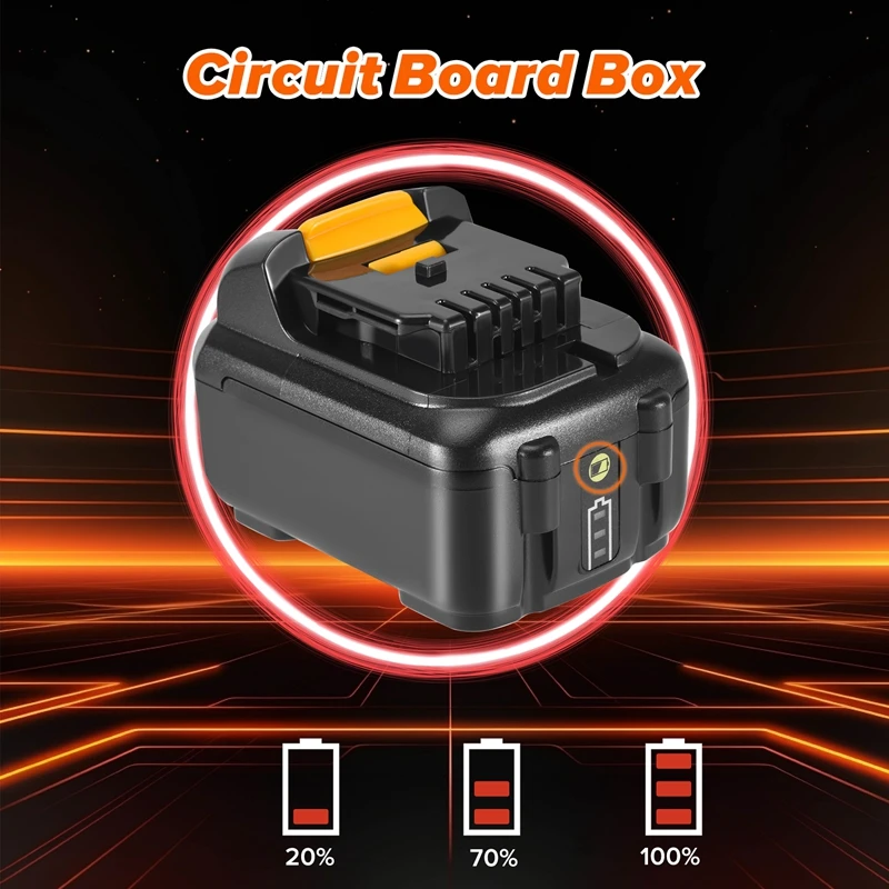 DCB120 Battery Plastic Case PCB Charging Protection Circuit Board Box For Dewalt 10.8V 12V Li-Ion Battery Dcb125 Dcb127