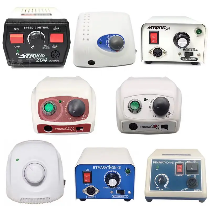Dental Micromotor Engraving Polish Tools Jewelry Polisher Strong 207B Model Nail Drill Electric