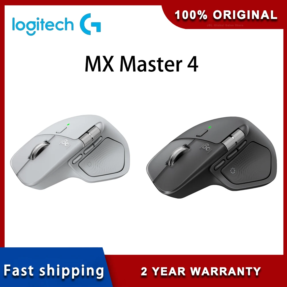

НОВАЯ эргономичная беспроводная мышь Logitech MX Master 4, с улучшенной производительностью, Haptic Feedback, сверхбыстрая прокрутка, зарядка через USB-C,