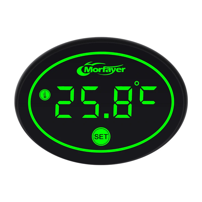 9-24V Motorcycle 4-In-1 Led Volt Meter For Voltage Clock Temperature Display Universal For 12V Motorbikes