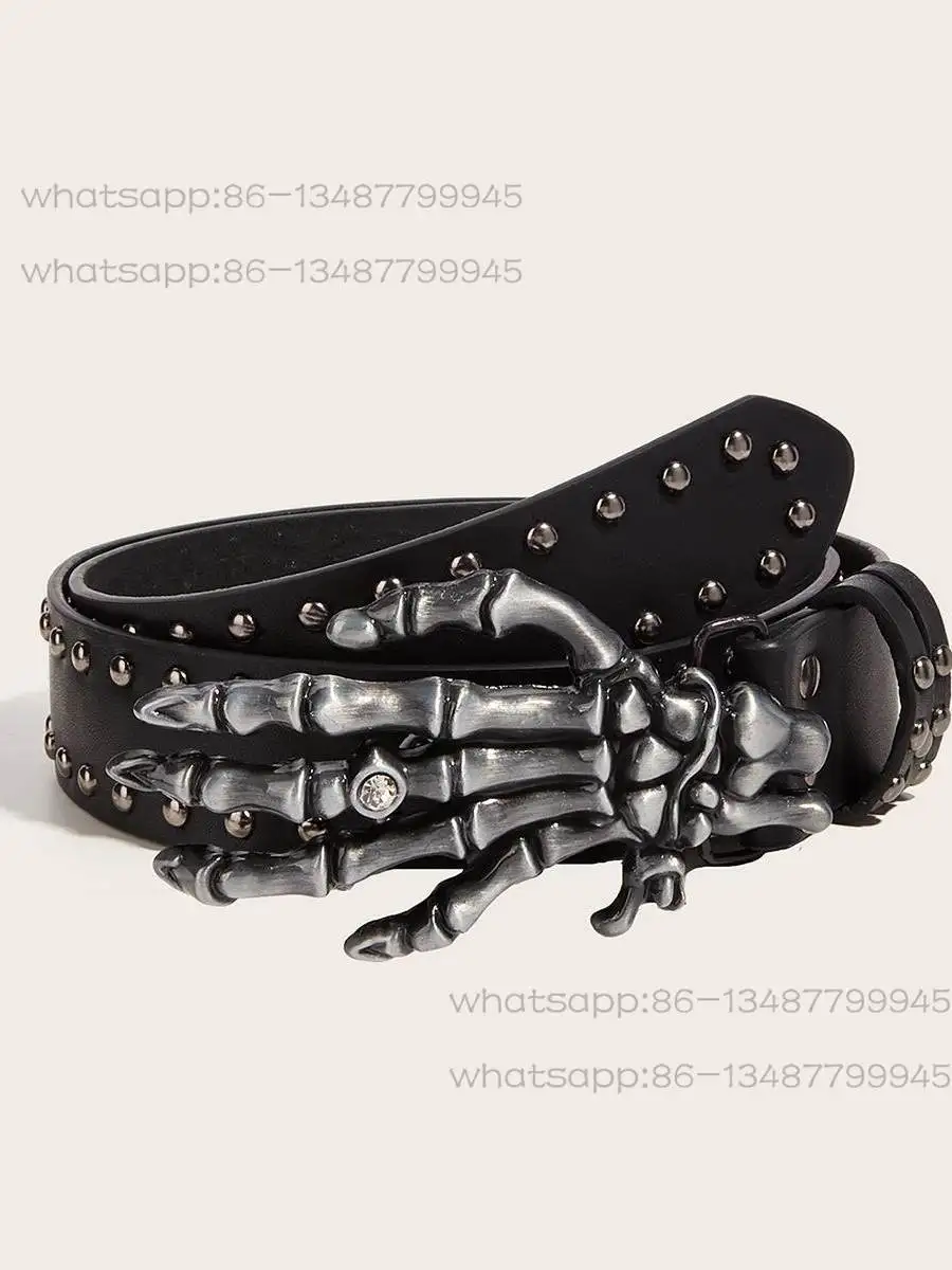 

Belt Sweet Cool Punk Street Decor Rivet Belt Subculture Men's and Women's Jeans Belt