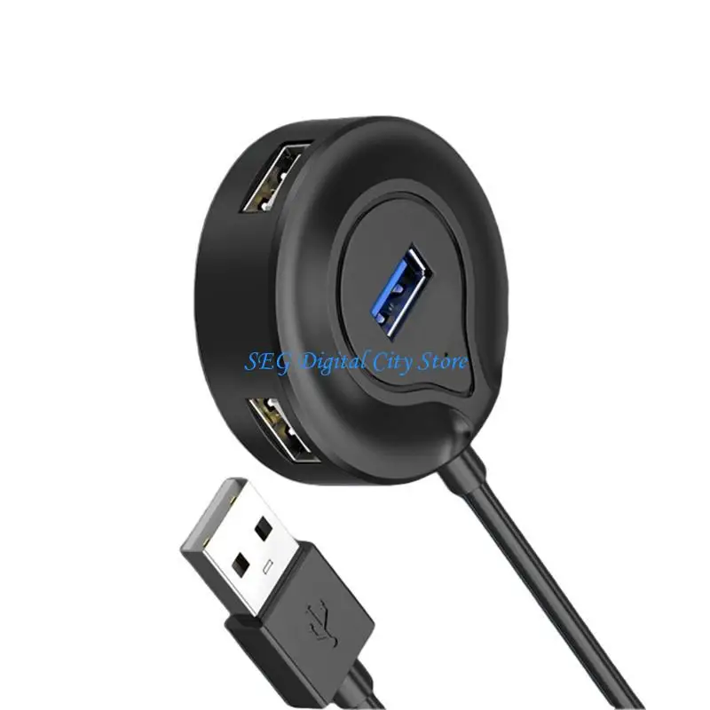 

U75B 4 Port USB Splitter Adapter for Expanding Mouse Keyboards Printer on Laptop PC