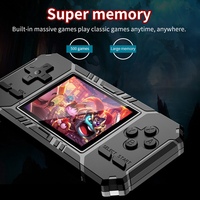 Retro Portable Mini Handheld Game Console 8-Bit 3.0 Inch Color Screen LCD Game Player Built-in 500 Games-Black HOT