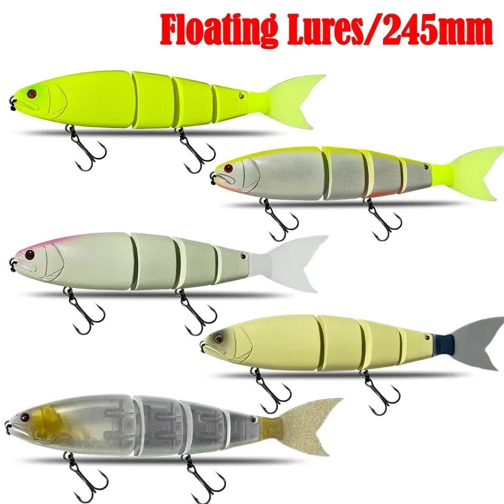 

Balam Fishing Lures 245mm/105g Giant Bait for Bass Catfish Joined Swimbait Sea Artificial Pike Lure Tackle Accessorie