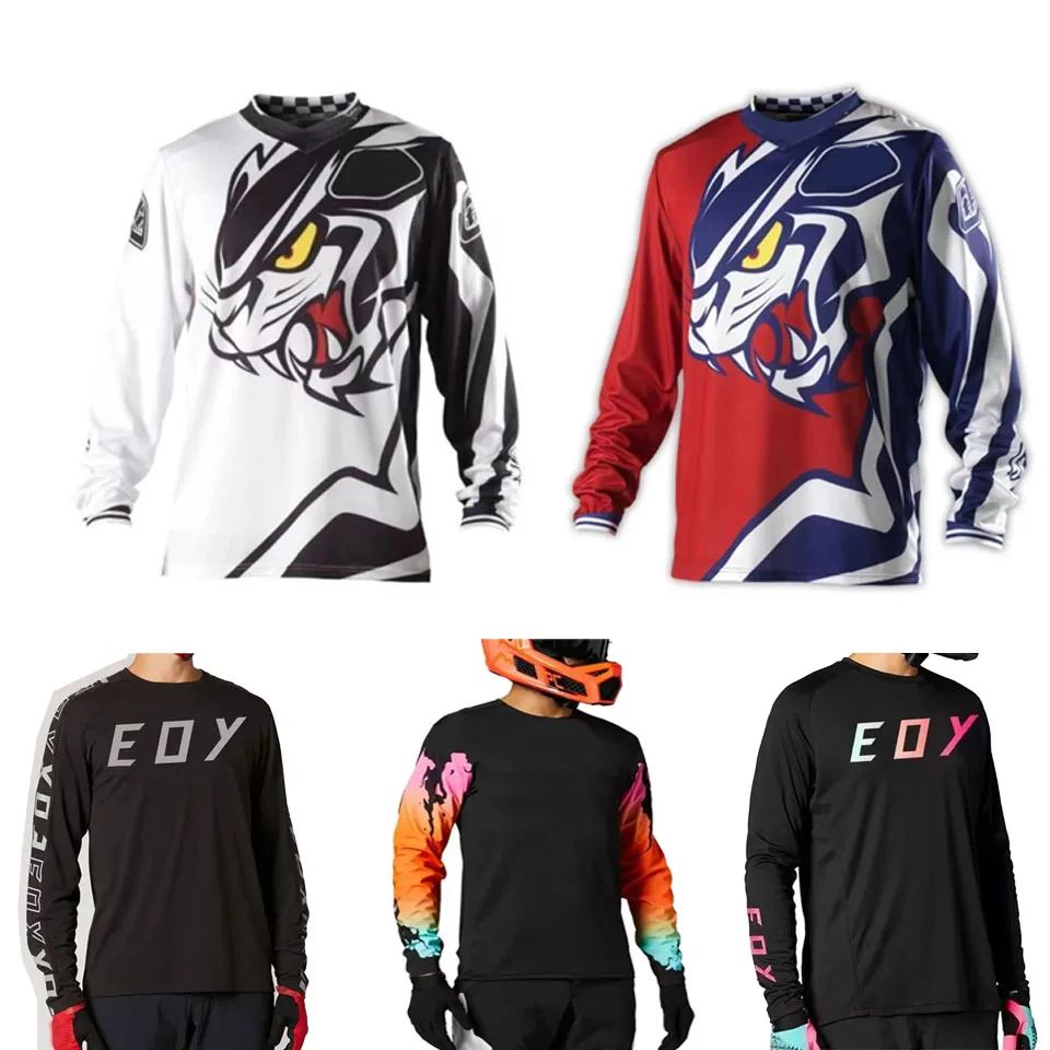 Camiseta de motocross para hombre, maillot para ciclismo de montaña, enduro, DH, EOYFox