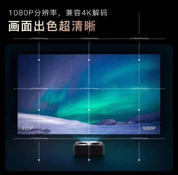 Used R1 Nano Ultra-Short Throw Laser Projector 1080P 1200 ANSI Lumens DLP Home Theater Beamer