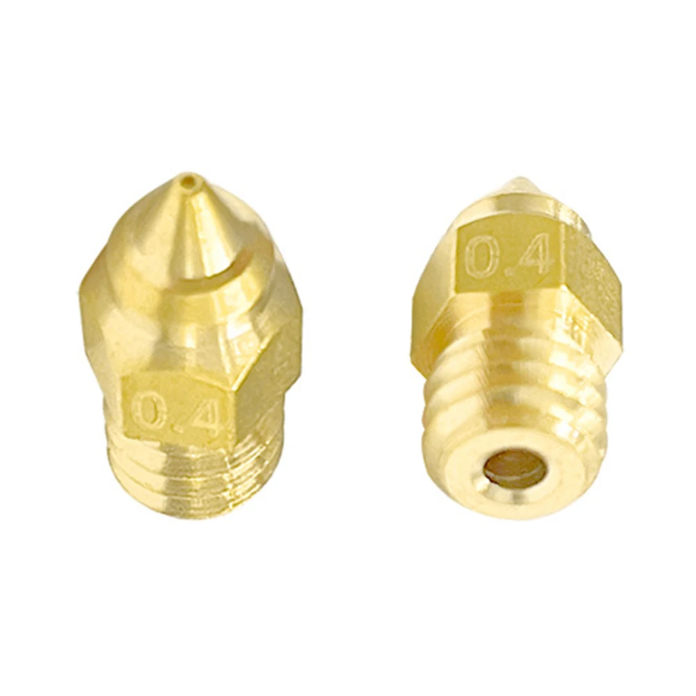 Piezas conductora de calor para impresora 3D, boquilla extrusora Lisa para oficina y escuela, accesorios de impresión, boquilla de latón para Ender3 S1, 10 M6