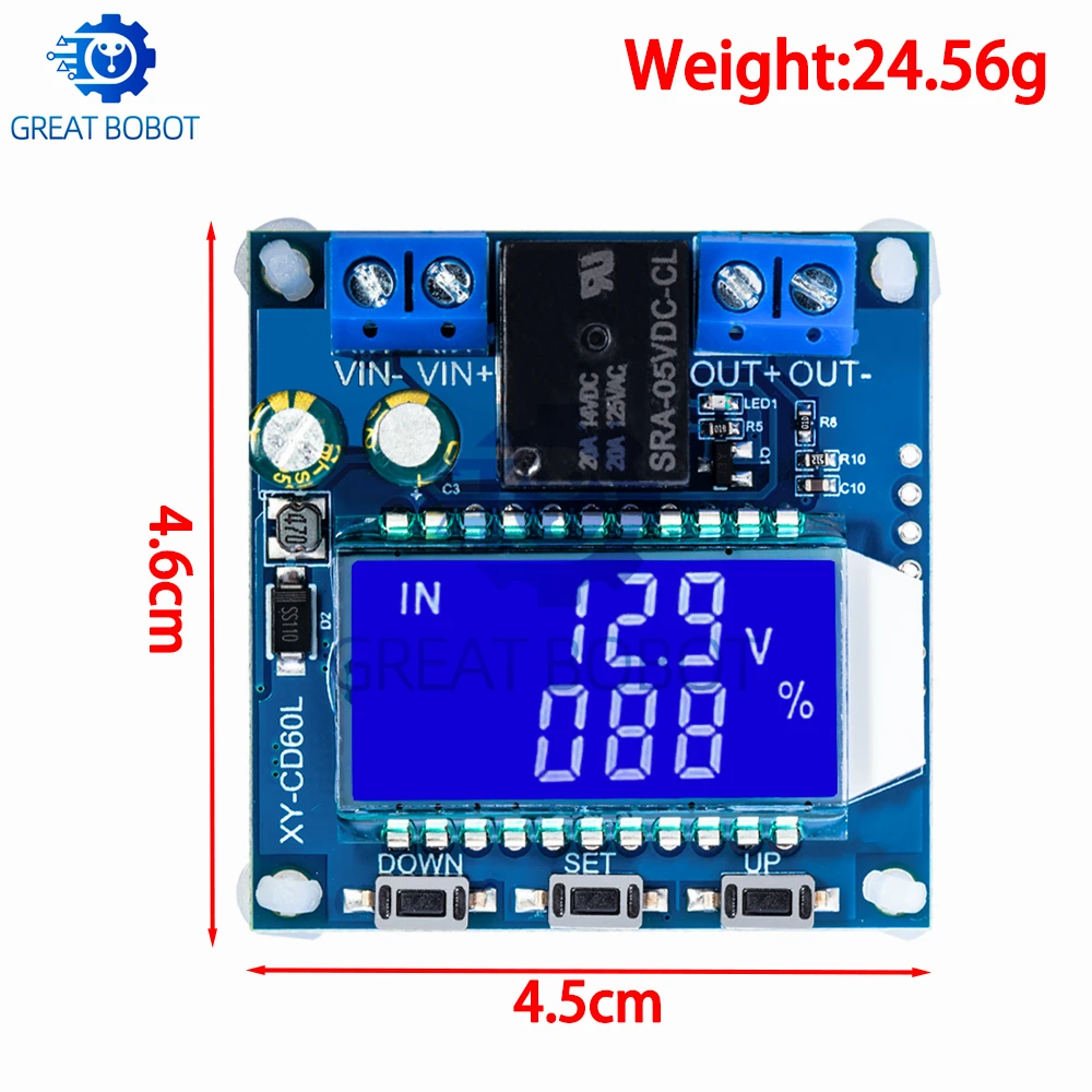 BS CD60L Solar Battery Charger Controller 12V 24V 48V Charging Discharge Control Module Under voltage Current protector Board
