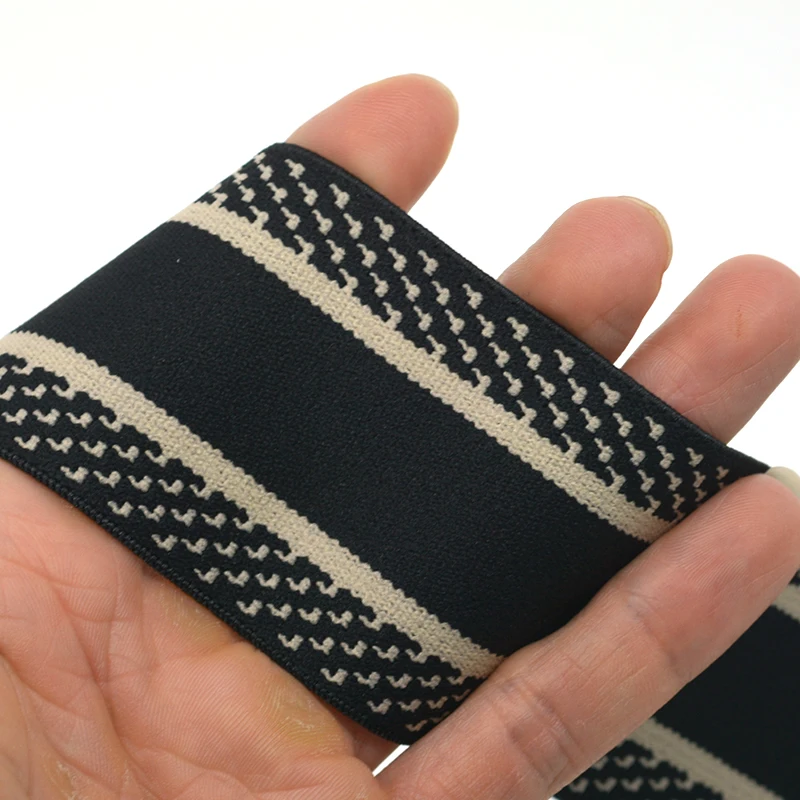 5cm Jacquard Hight Stretch Elastic Band For Underwear Bracers Waist Band Clothing Trousers Sewing Supplies Rubber Webbing