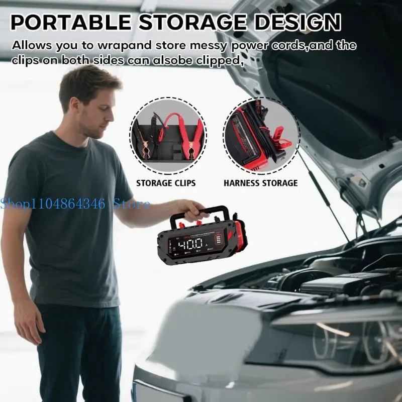 652F Professional 40A Car Battery Charging Adapter Fully Automatic Repair Charging Adapter Maintainer for Lifepo4 Battery