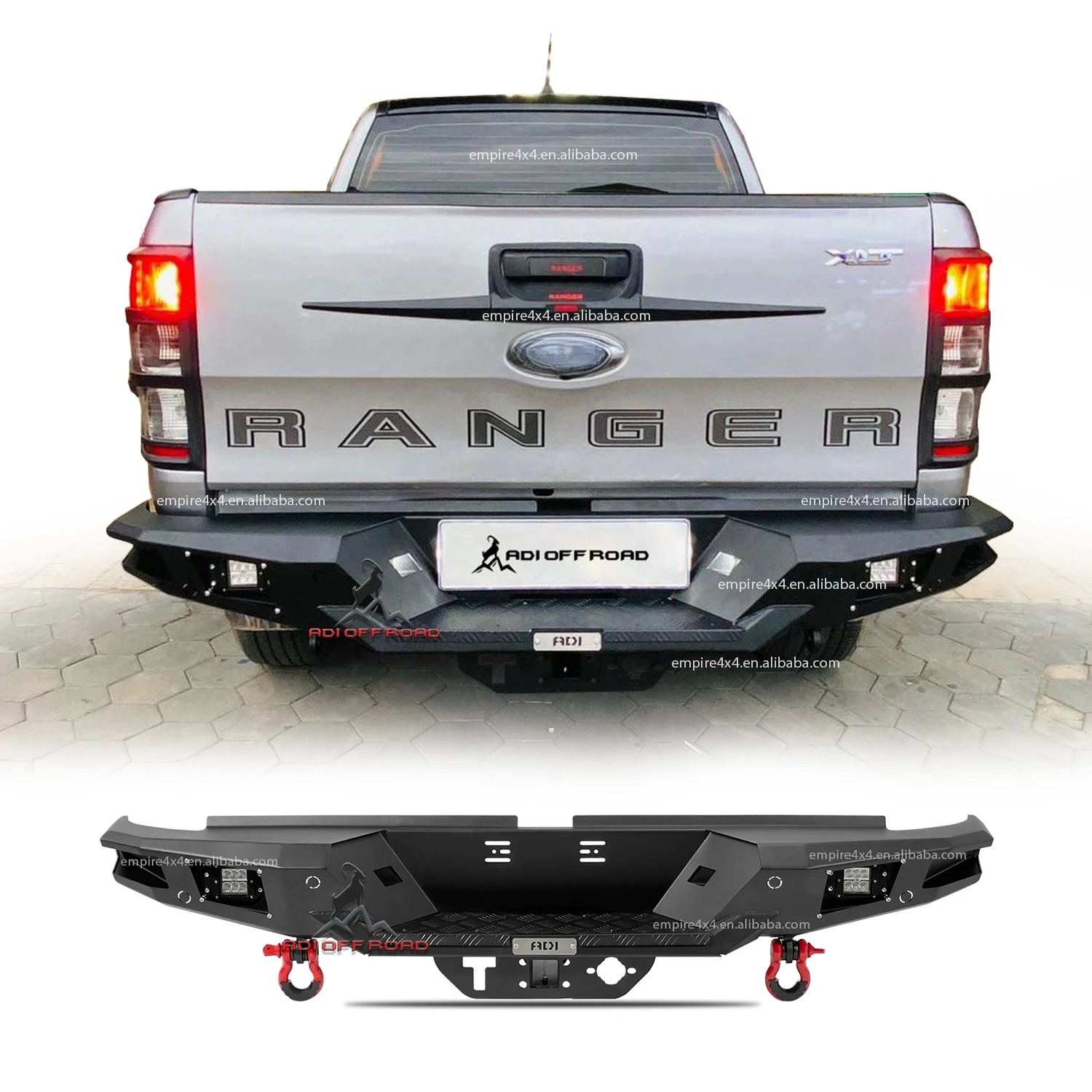 

TOP high quality 4x4 pickup Steel bullbar front bumper rear bumper roll bar side step for -ford ranger px1 px2 px3 px4 2012~2021