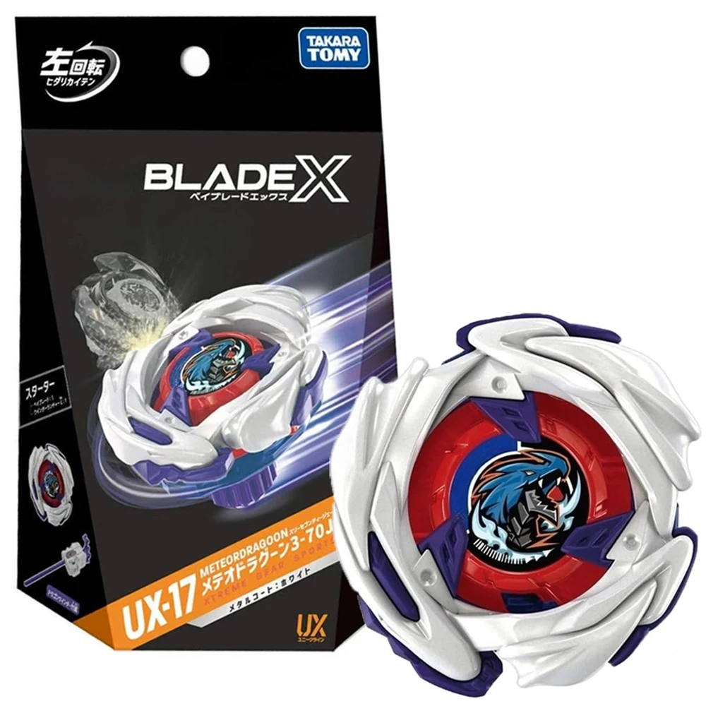 GENUINO TAKARA TOMY BEY X UX-17 Meteor Dragoon 3-70J BLADE UX 17 CARTUCCIA GIOCO DA SCHEDA GIOCO