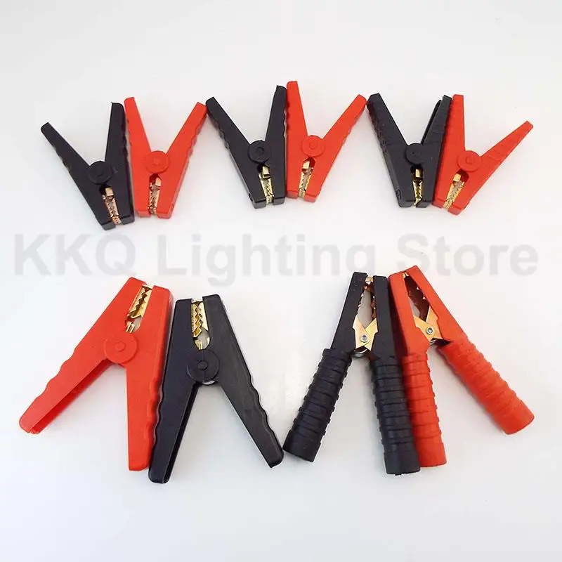 100A 150A 300A Electrical Crocodile Alligator Car Battery Insulated Clip Connector Handle Test Clip For Electric Project k5