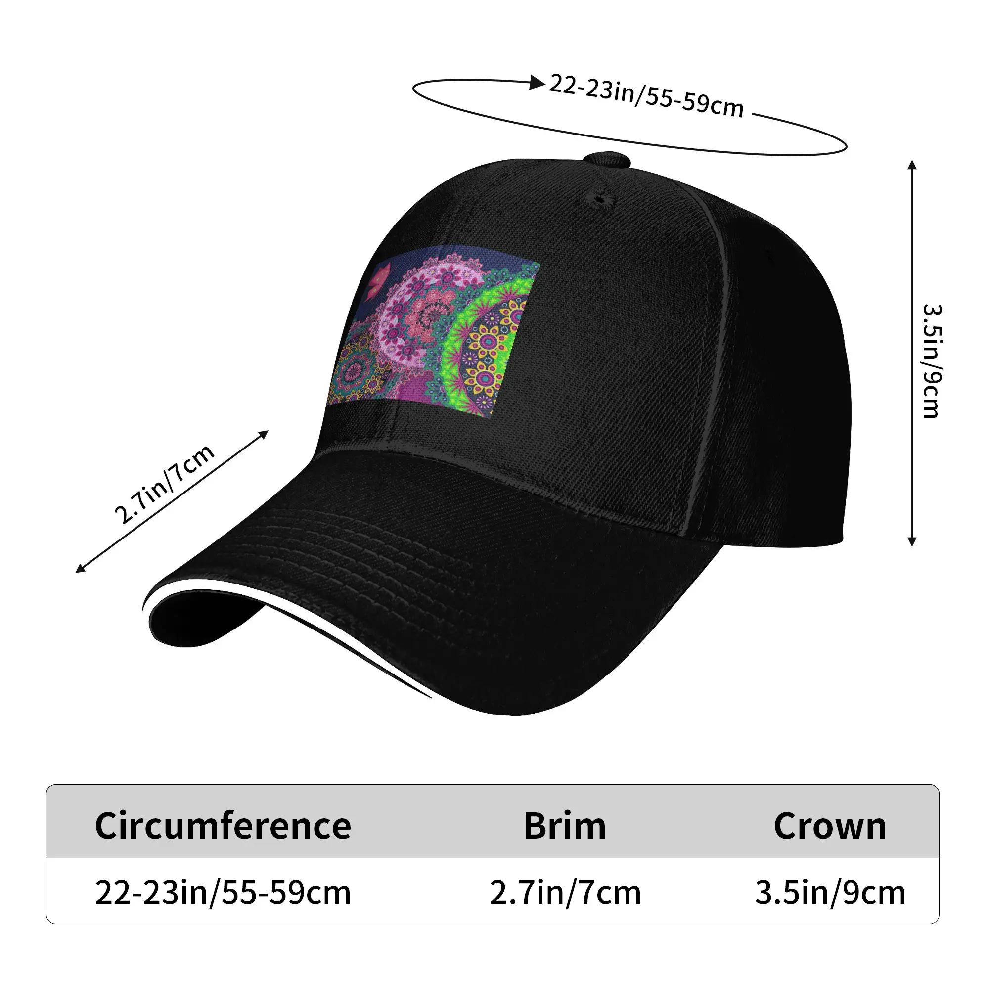 Desigual Colorful Cap Casual Baseball Caps Adjustable Hat Hip Hop Summer Unisex Baseball Hats Customizable