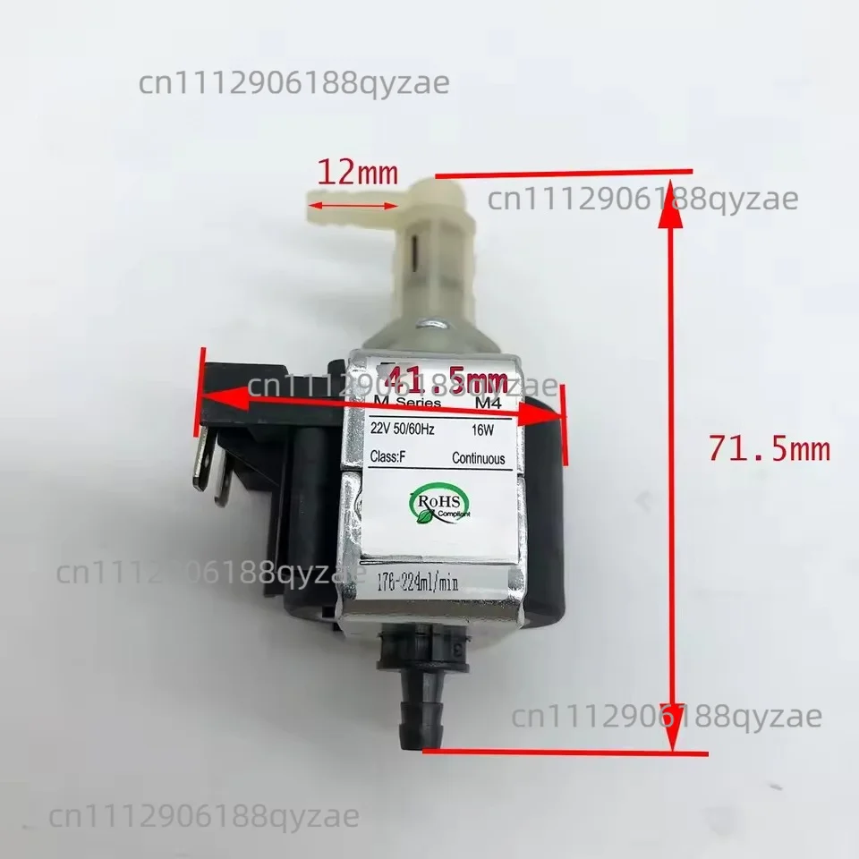 176-224ml/min M Series M4 22V 16W Micro Solenoid Pump Water Pump For Hanging Ironing Machine Steam Mop Cleaning Machine