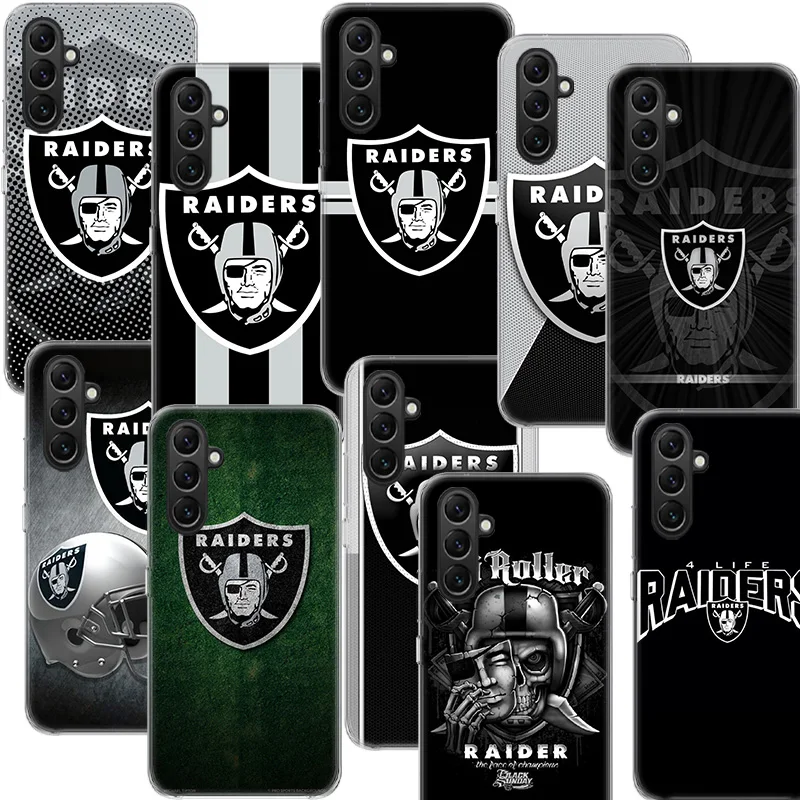 Oakland Raiders Phone Case Samsung A05S A15 A25 A35 A55 A04S A14 A24 A34 A54 Galaxy Note 20 Ultra 10 Lite 9 8 A6 A7 A8 A9 Plus C