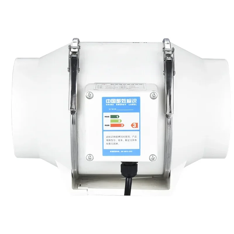 3/4/5/6 inch 220V Exhaust Fans Home Silent Inline Pipe Duct Fan Bathroom Extractor Kitchen Toilet Wall Air Clean Ventilator