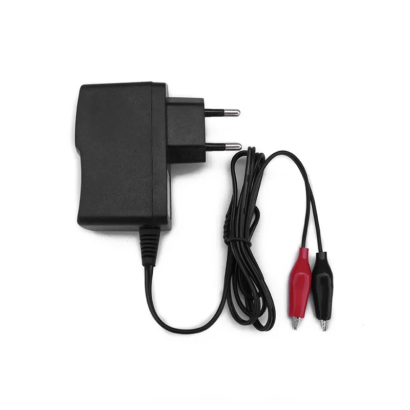 

12V 1000ma Lead Acid Dry Battery Charger for Car Motorcycle 12 Volt 1A Electric Toy Tool Motor Power Charging Adapter with Clip