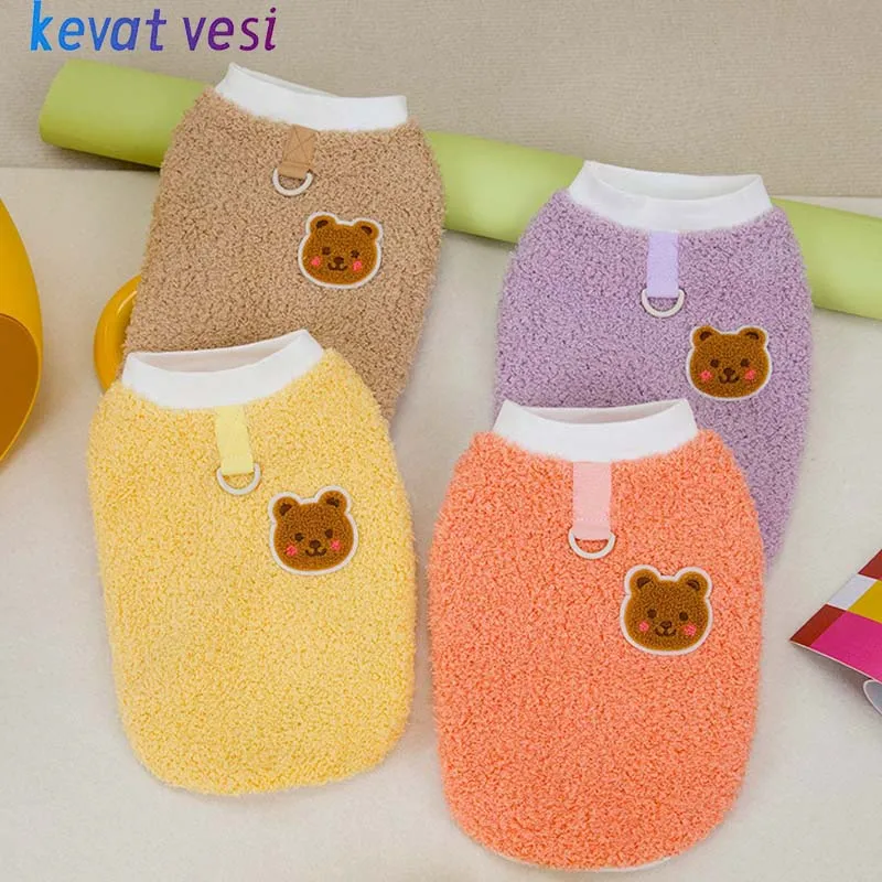 

Dog Sweaters Winter Warm Dog Clothes for Small Dogs Cats Fleece Soft Dog Coat Puppy Vest Chihuahua Yorkies Teddy Bichon Costumes