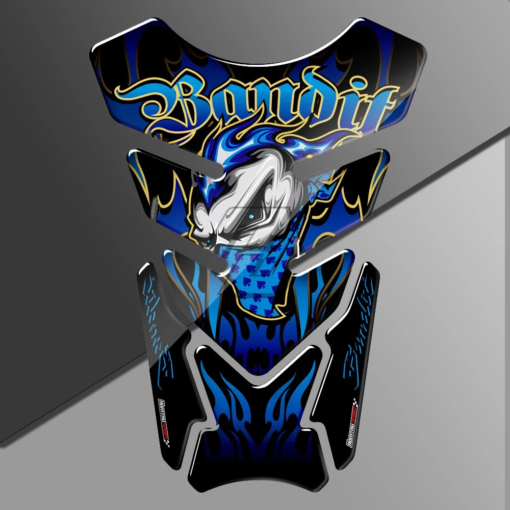 

For Suzuki Bandit 600 650 1200 1250 650S 600S ABS motorcycle fuel tank pad 3D gel protection sticker Bandit fuel tank cap