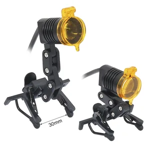 Dental -LED -Lichtkopf für die Zahnvergrößerung mit gelbem Filterbrillen -Clip -wiederaufladbare Lampe einstellbar 12 Hauptverkauf medizinischer Scheinwerfer - №8