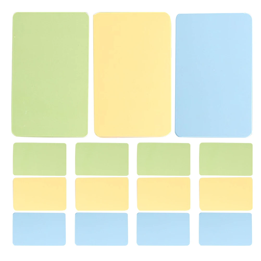 

300pcs Blank Card Stock Paper Note Cards Magnetic Signature Business Index Cards Flashcards Message Insert