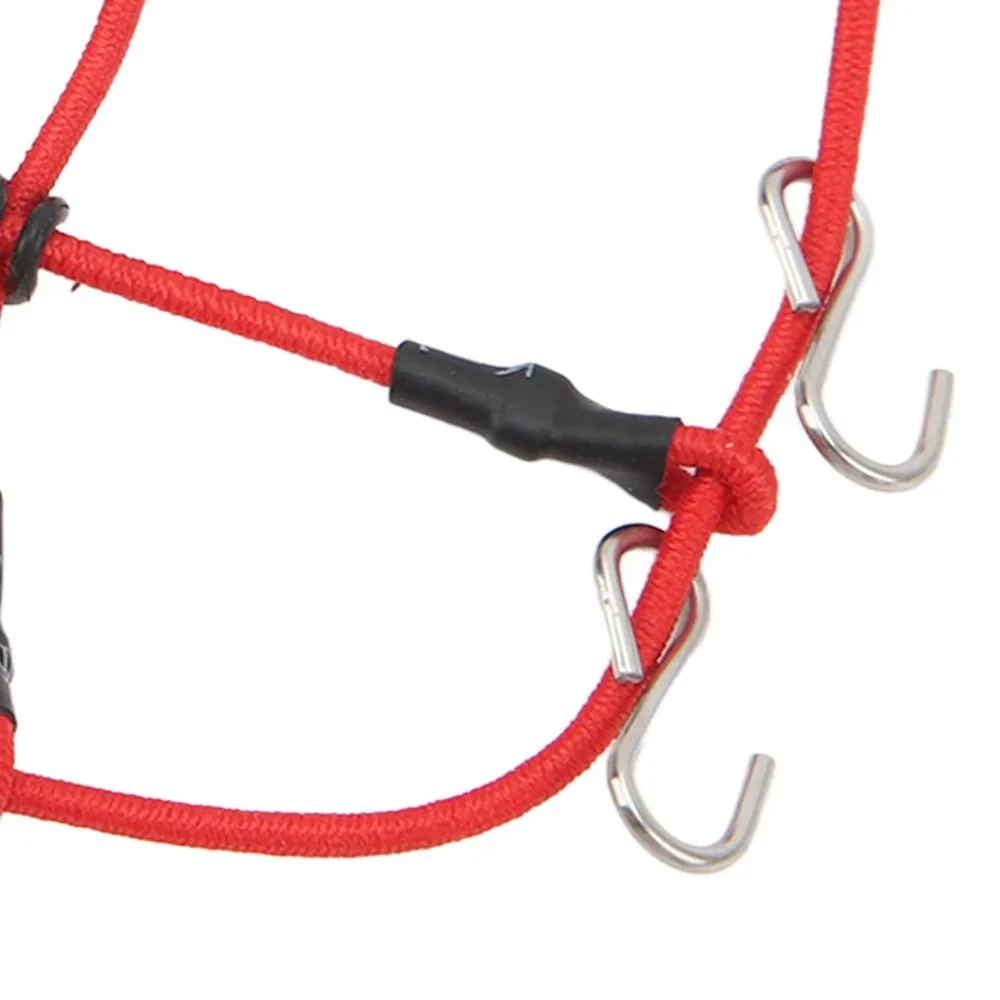 Nylon RC Luggage Net With Hooks Elastic RC Car Roof Cargo Net for Traxxas TRX4M 1/18 and for Axial SCX24 1/24 RC Car