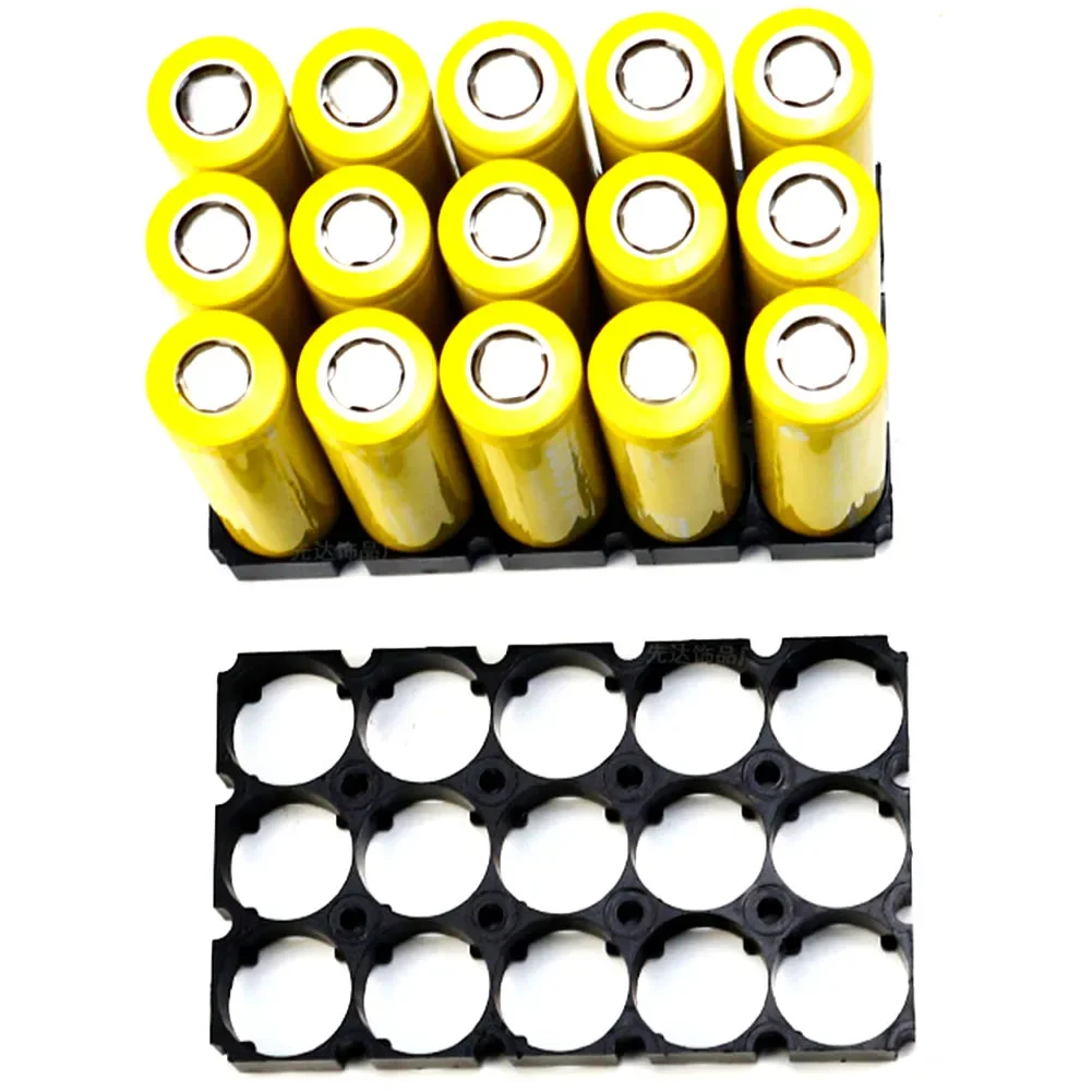 4pcs 21700 Battery Holder Stand 3*5 Plastic Frame Bracket 21.75mm Hole For Holding Battery Packs For Power Tools Accessories