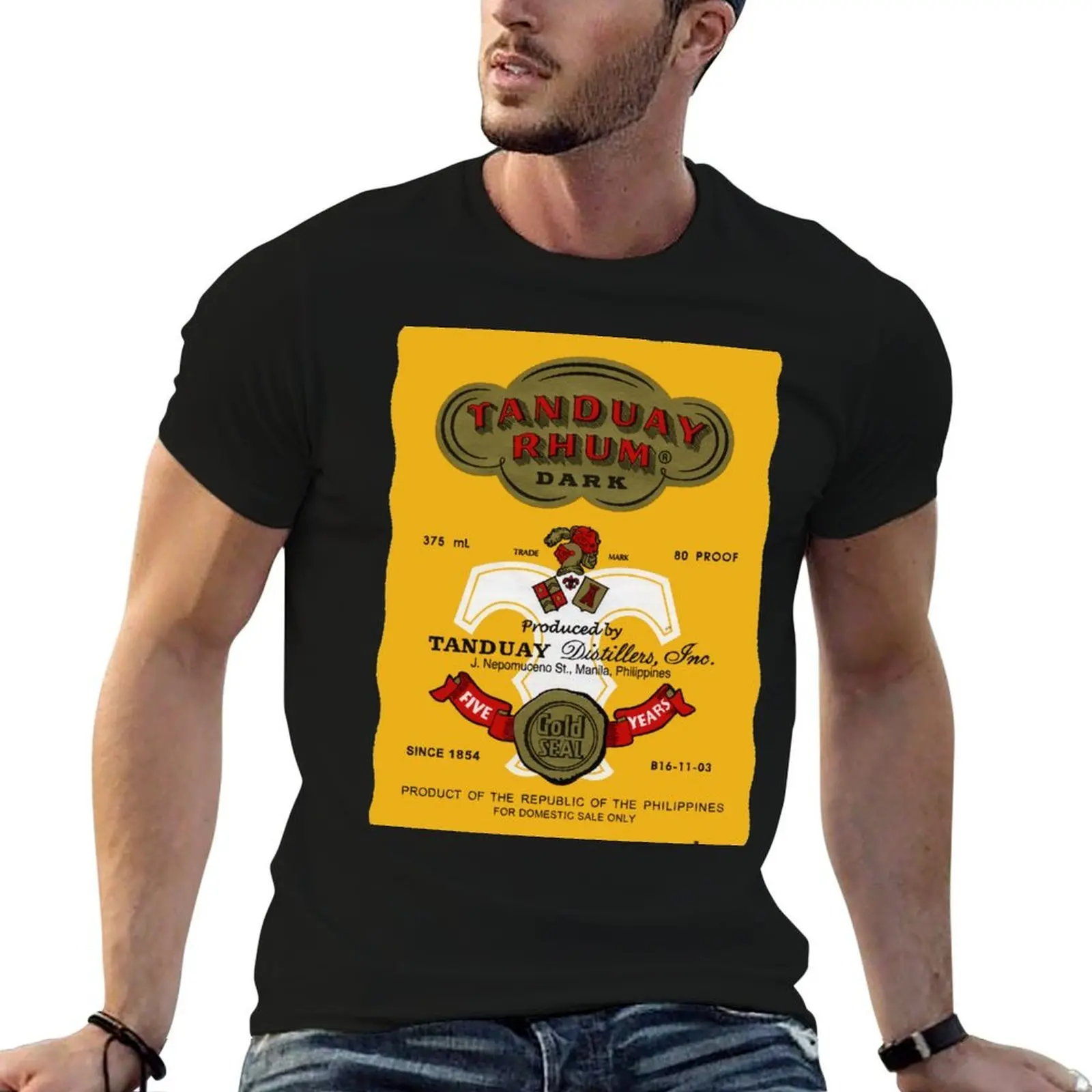 

Tanduay rhum T-Shirt man t shirt cotton man t shirts cotton cotton t shirt man T-shirt