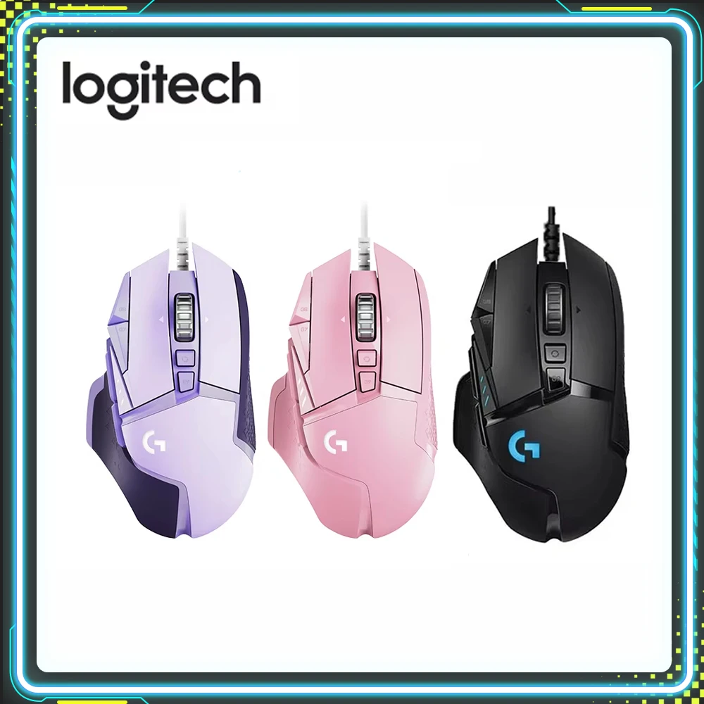 

Logitech G502 HERO Wired RGB Gaming Mouse Esports Peripheral Mice for PC Laptop PUBG Mouse Programming Gaming Accessories