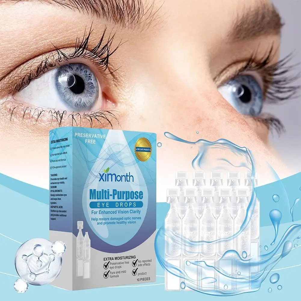 

Presbyopia VisionRestore Eye Drops Cleanning Eyes Relieves Discomfort Itching Removal Fatigue Relax Massage Eye Care