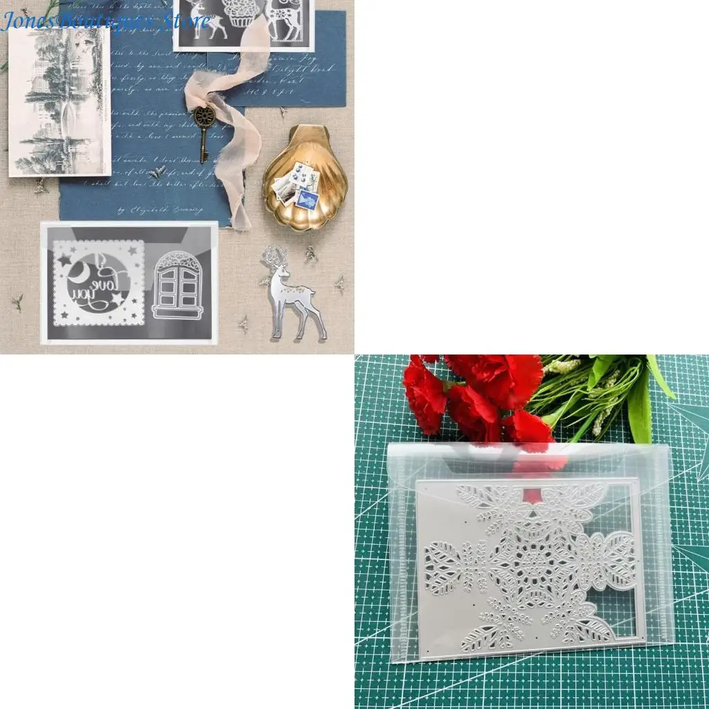 10 Clear Waterproof Die Cuts Storage Bags Die and Stamp Storage Pockets W8KE