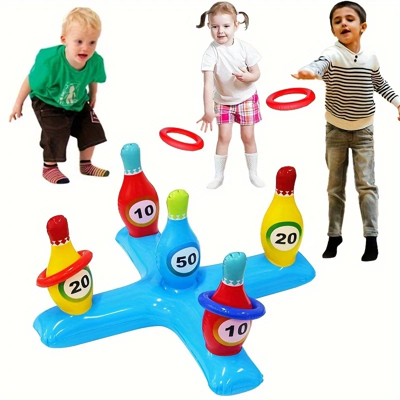 Manchons de bowling gonflables en PVC, jeu pour enfants, jouets de piscine d'eau, coule parent-enfant, décoration de fête, fournitures, cadeaux, 1 pièce