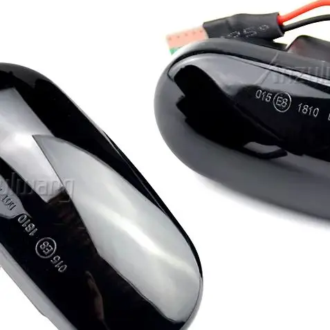 Dynamic Amber Turn Signal Light Fit For Honda S2000 AP1 AP2 S2K 1999-2009 Smoked Lens LED Side Marker Lamp