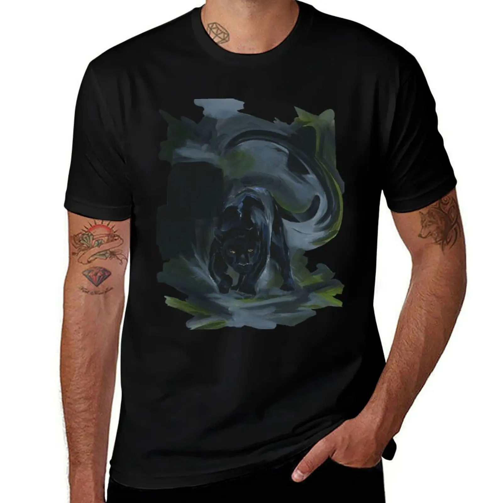 

Stealth 2 Variant- Creeping Black Panther T-Shirt blue archive Man t-shirt quick drying Blouse mens t shirt